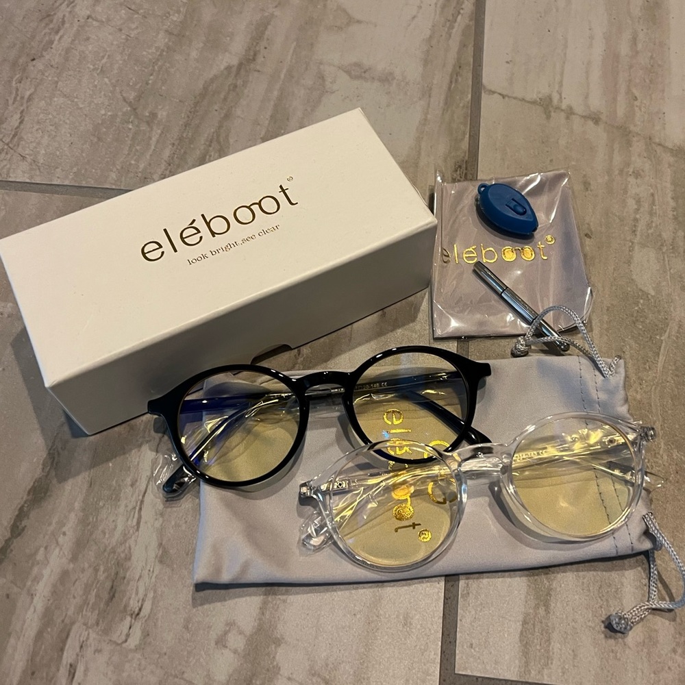 Blue light blocking glasses sets